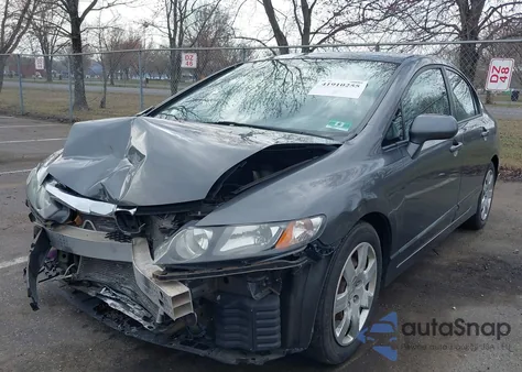 2010 Honda Civic Lx from USA, damaged, VIN 2HGFA1F51AH311936